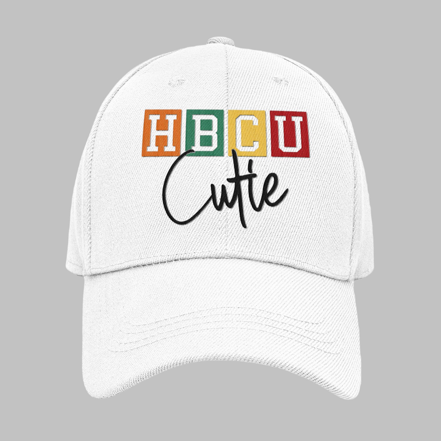 "LIMITED TIME" White African Colors God's Cutie Distress Hat